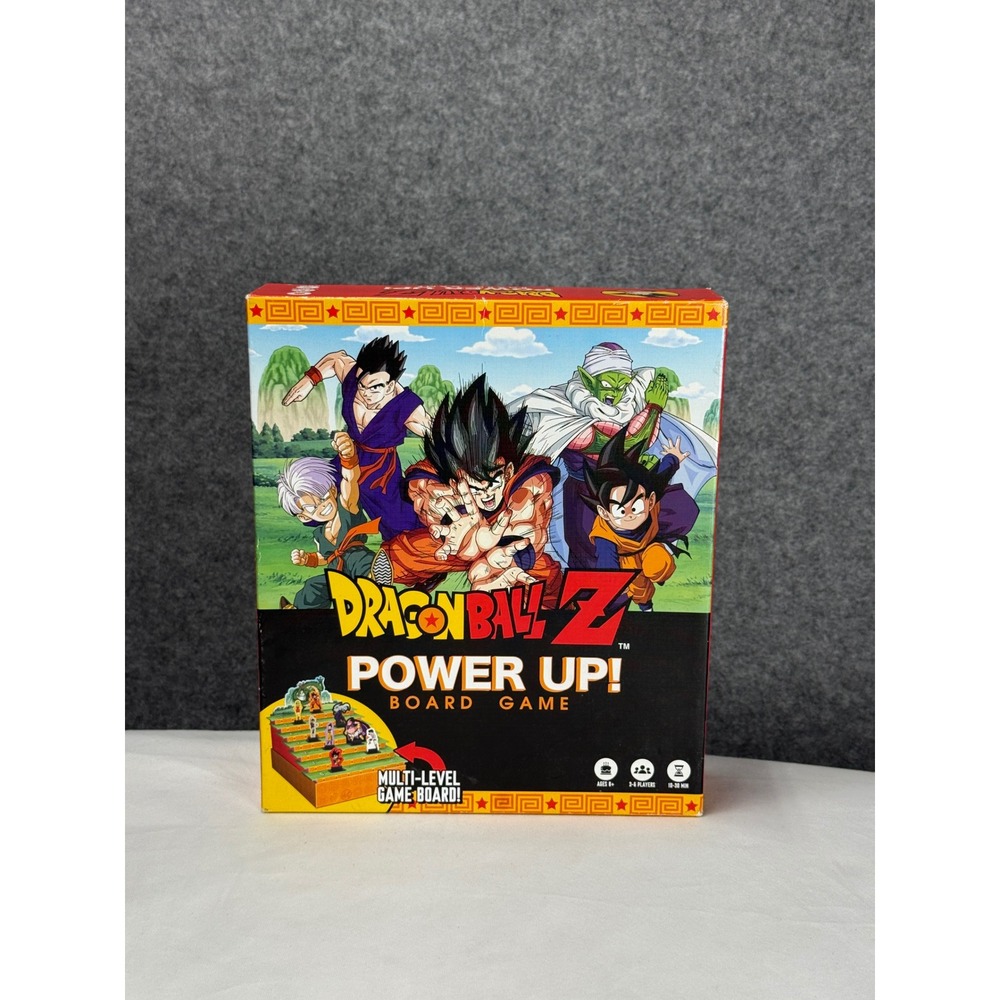Dragon Ball Z Power Up Board Game USAopoly Multi-Level Strategy Anime 3-6 Player